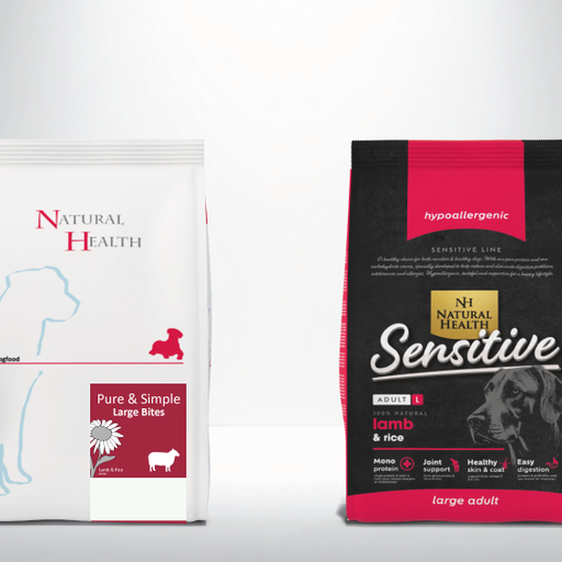 [NH345] Natural Health Dog Lamb & Rice Adult Large