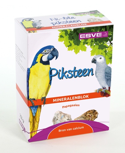 [E20305] ESVE Nible Piksteen Papegaaien Naturel Rood 1 st.