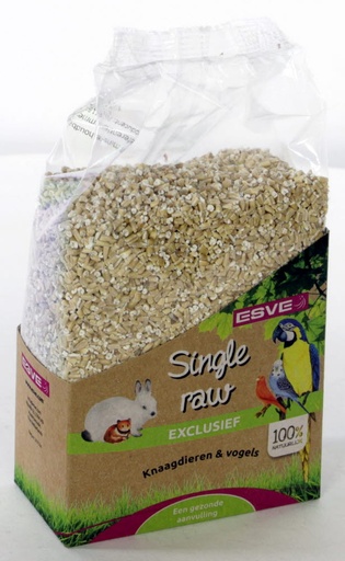 [E34107] Single Raw Haver Gesneden Gepelde 550 gr.