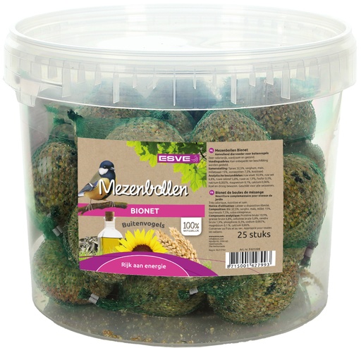 [E427208] Mezenbollen BioNet Emmer ESVE 25 st.