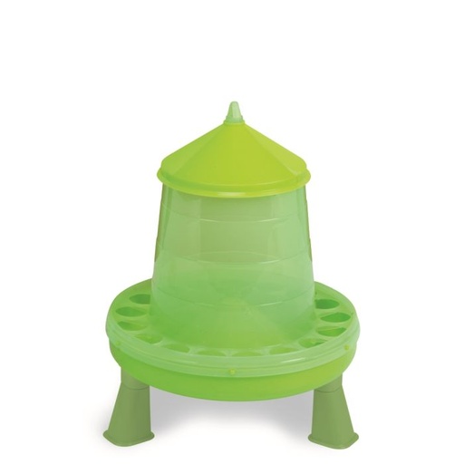 [GA00228] Voersilo Plastic Groen op Voet 4 kg.