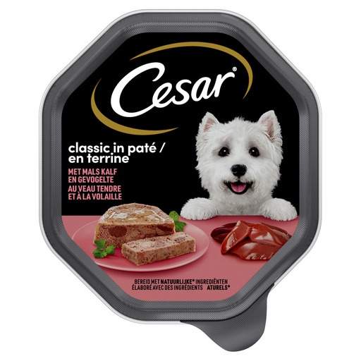 [MA359204] Cesar Classic Kalf Gev. in saus 14 x 150 gr.