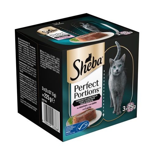 [MA402892] Sheba Perfect Portions Zalm 3-Pack