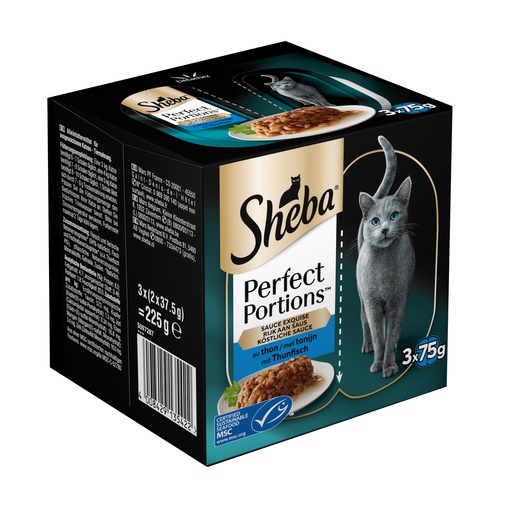 [MA420856] Sheba Perfect Portions Tonijn 3-Pack