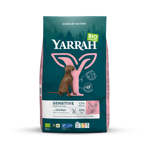 [Y17169] Yarrah Hond Bio Brok Kip+Rijst 10 kg.