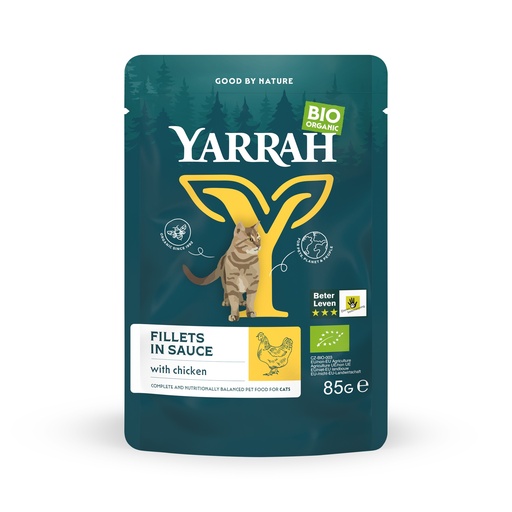 [Y8136] Yarrah Kat Pouch Chicken in Gravy 14 x 85 gr.