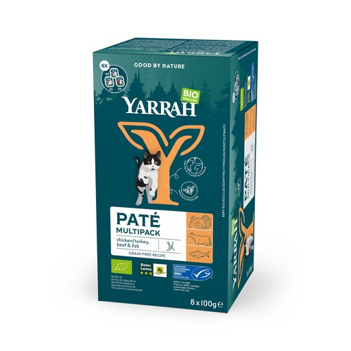 [Y9201] Yarrah Kat Alu MP Pate Mix (8 x 100 gr.)