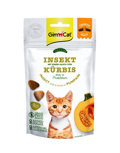 [GIM1926] GimCat Crunchy Snack Insect & Pompoen 50 gr.