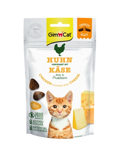 [GIM1933] GimCat Crunchy Snack Kip & Kaas 50 gr.