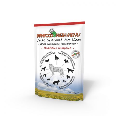 [FF4016410] Farm Food Pouch Rundvlees