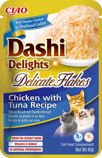 [FP73104] Inaba Dashi Delights Delicate Chicken Tuna 12 x 40 gr.