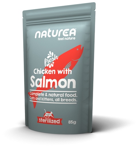 [NT37343] Naturea Cat Wet Food Chicken Salmon