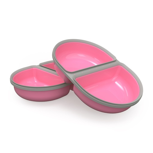 [SF39450] SureFeed Gedeeld Bakje 2 st Roze 1 st.