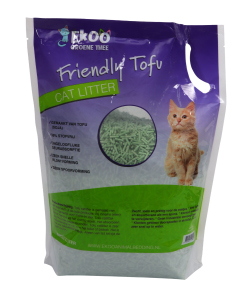 [EK02005] Ekoo Tofu Catlitter Green Tea 6 x 6 ltr.