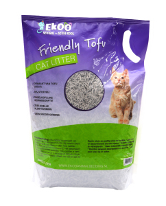 [EK02007] Ekoo Tofu Catlitter Active Coal 6 x 6 ltr.