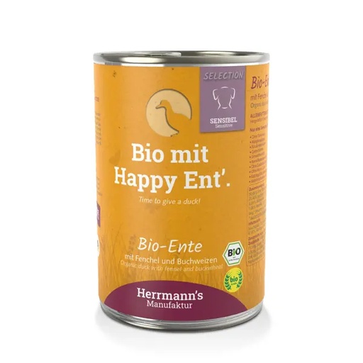 [CP531095] Herrmanns Bio Sensitive Eend 6 x 400 gr.