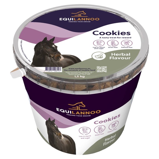 [EQL491051] Equilannoo Cookies Herbal 6 x 1,5 kg