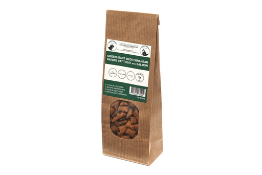 [GH80404] Greenheart Nature Cat Treats with Salmon Mediterranean