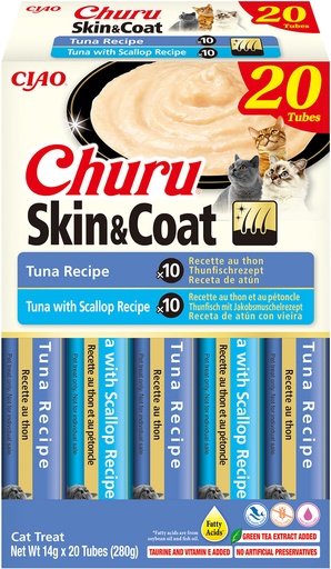 [FP73136] Inaba Churu Skin & Coat Multipack Tuna 20 st.