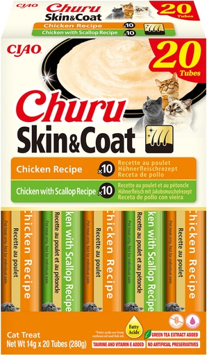 [FP73137] Inaba Churu Skin & Coat Multipack Chicken 20 st.