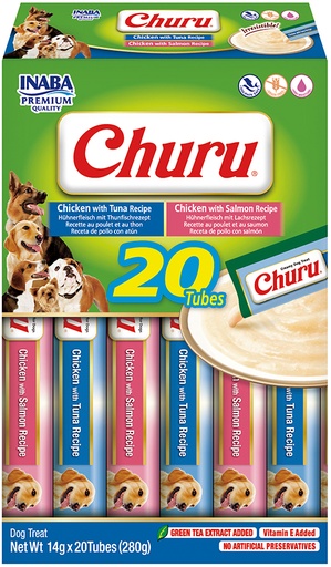 [FP73147] Inaba Dog Churu Multipack Chicken Seafood 20 st.