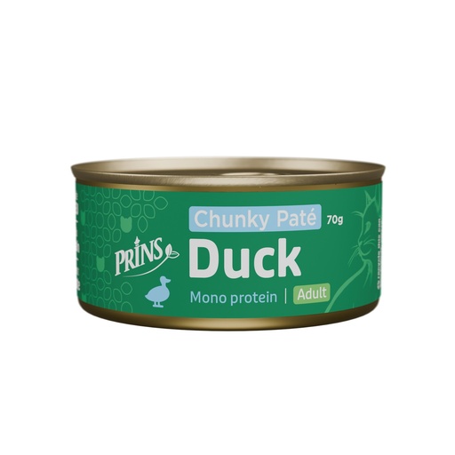 [PR54516] Prins Cat Wet food Duck Chunky Paté 24 x 70 gr.