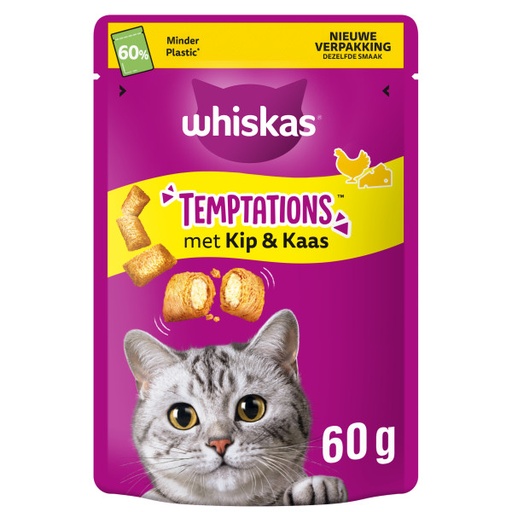 [MA470084] Whiskas Temptations Kip en Kaas