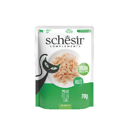 [AG12154] Schesir Cat Pouch Chicken In Jelly