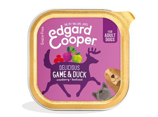 Edgard & Cooper Dog Adult Game & Duck, Cranberry, Beetroot