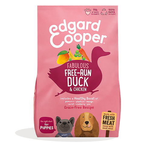 Edgard & Cooper Dog Puppy Free-run Duck & Chicken