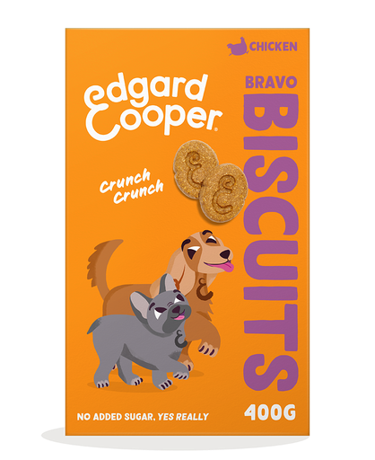 [EC64664] Edgard & Cooper Dog Biscuits Chicken 7 x 400 gr.