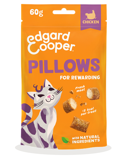 [EC80144] Edgard & Cooper Cat Pillows Chicken 8 x 60 gr.