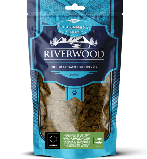 [JP139931] Riverwood Fisherman Mini Cubes Kabeljauw Met Tonijn