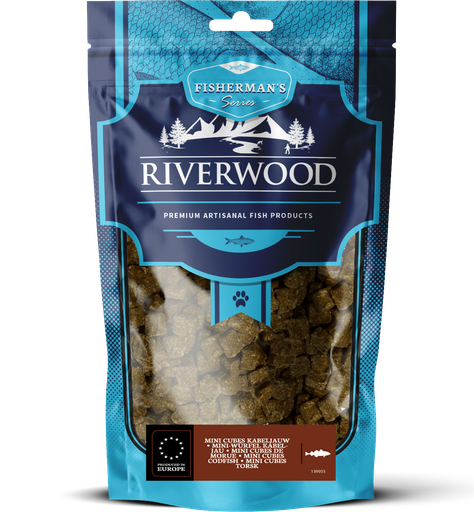 [JP139935] Riverwood Fisherman Mini Cubes Kabeljauw 6 x 125 gr.