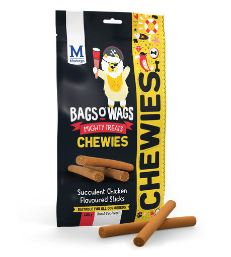 [MT62085] Montego Bags O' Wags Chewies Chicken Sticks 10 x 120 gr.