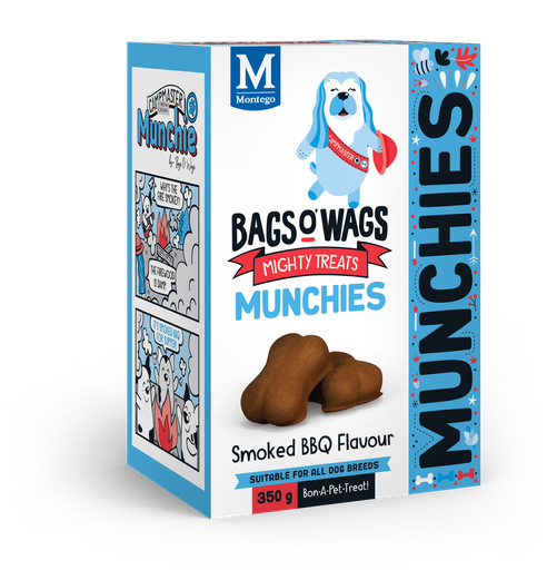[MT62157] Montego Bags O' Wags Munchies BBQ 8 x 350 gr.