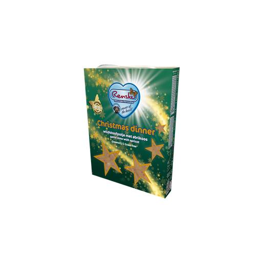 [REN293] Renske Vers Kerstdiner Wildstoofpotje Met Abrikoos 10 x 395 gr.