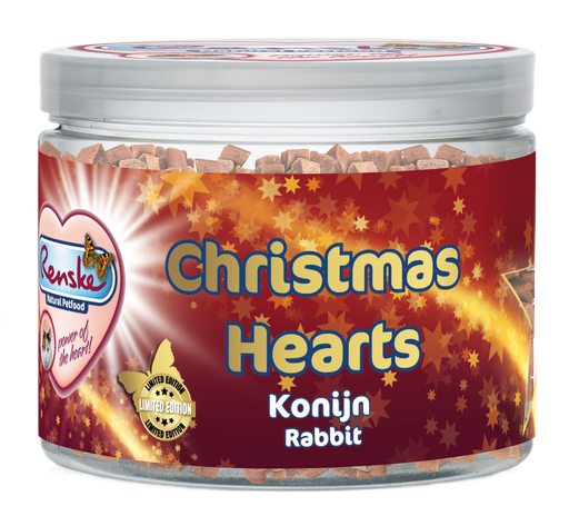 [REN24310] Renske Christmas Kat Hearts Konijn 12 x 100 gr.
