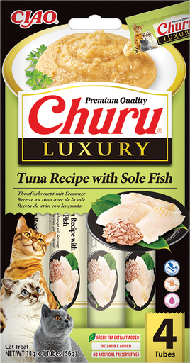 [FP73183] Inaba Churu Luxury Tuna With Sole Fish (12 x 4 x 14 gr.)