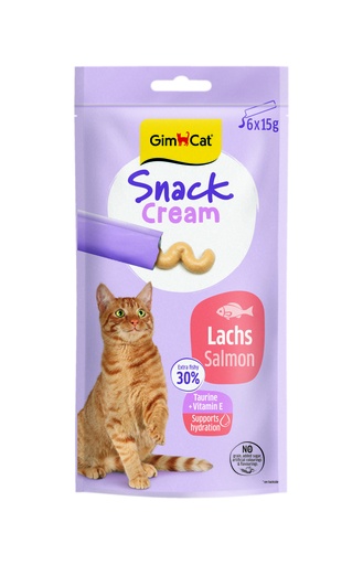 [GIM42242] GimCat Snack Cream Zalm 6 x 15 gr.