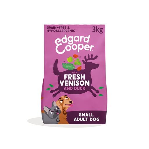 [EC80414] Edgard & Cooper Dog Small Adult Venison And Duck