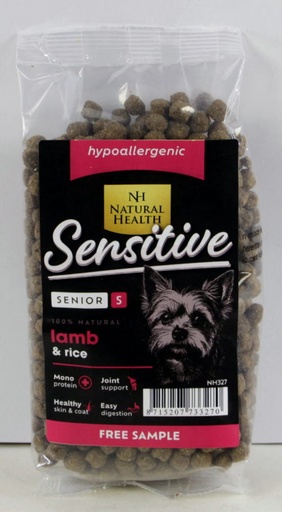 [NH327] Natural Health Dog Sensitive Lamb Senior Small Adult Monster
