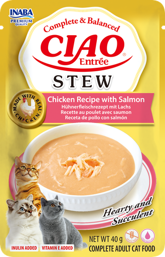 [FP73295] Inaba Entrée Stew Chicken With Salmon 12 x 40 gr.